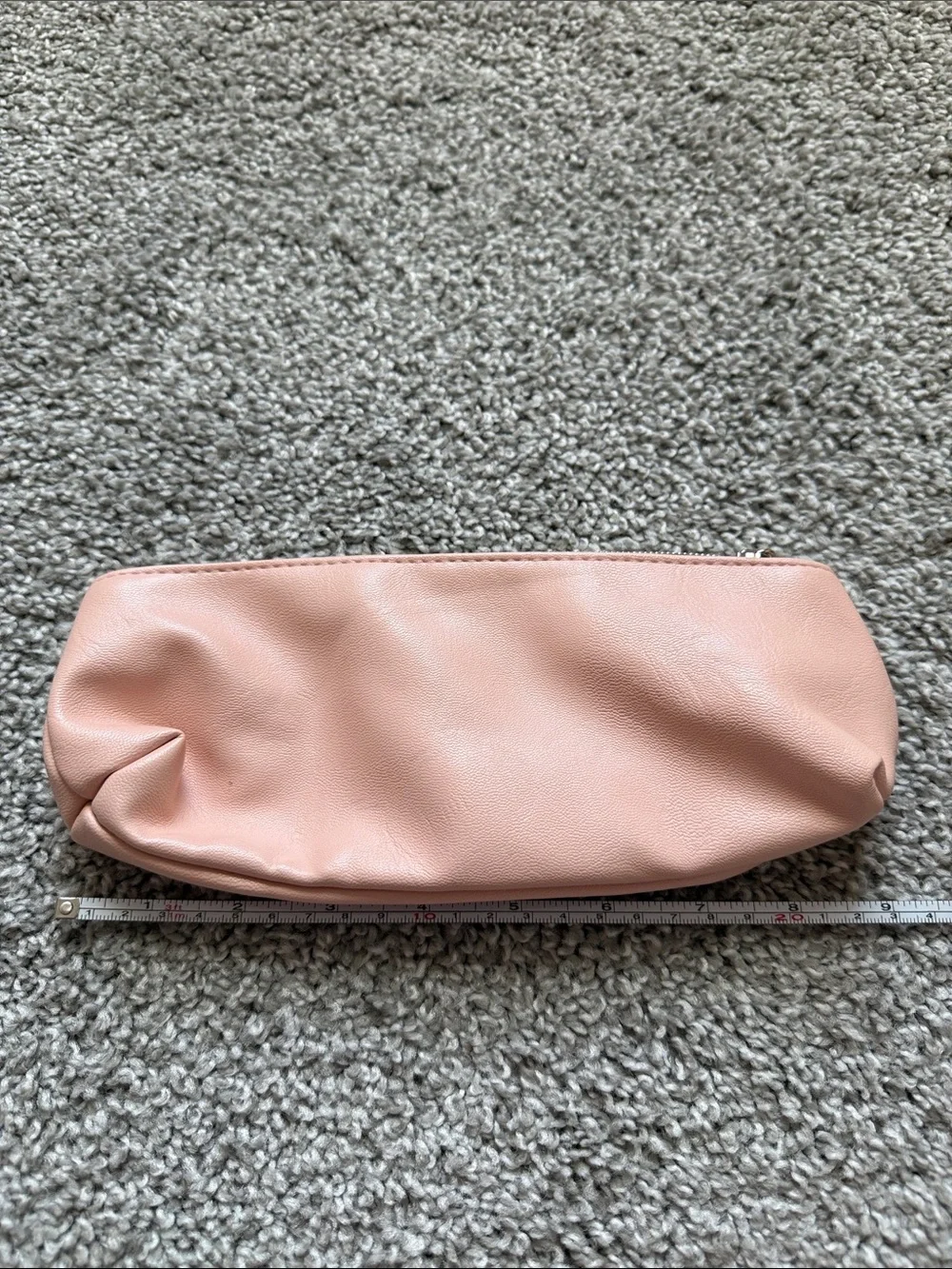 Bare minerals light pink makeup brush bag